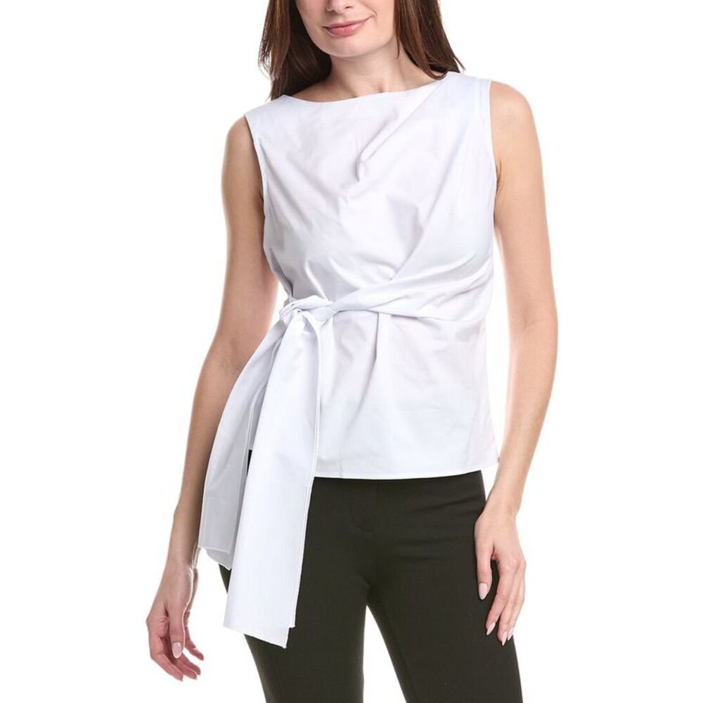 Renuar Womens Woven Blouse, White